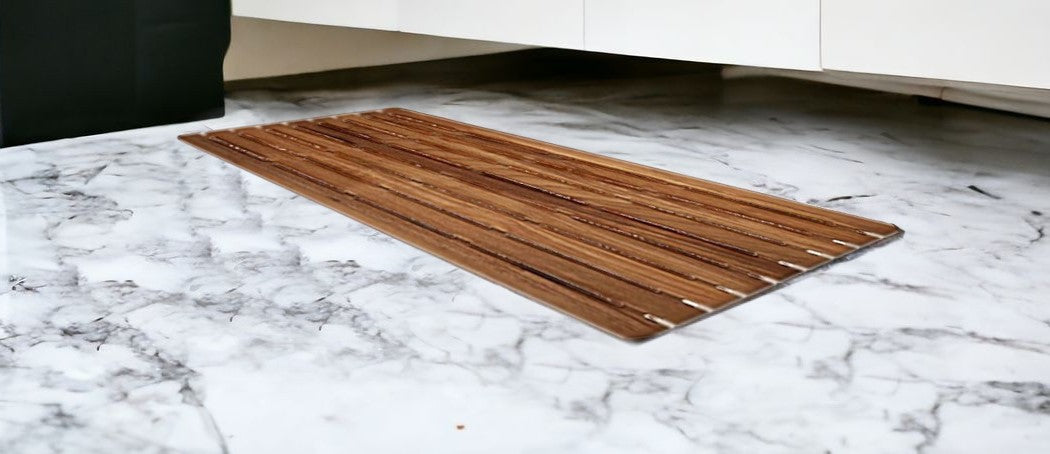32" Premium Teak Shower Bath Mat-2