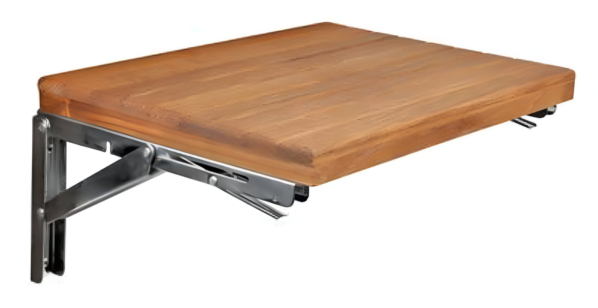 30" Brown Premium Wall Mount Teak Shower Bench-1