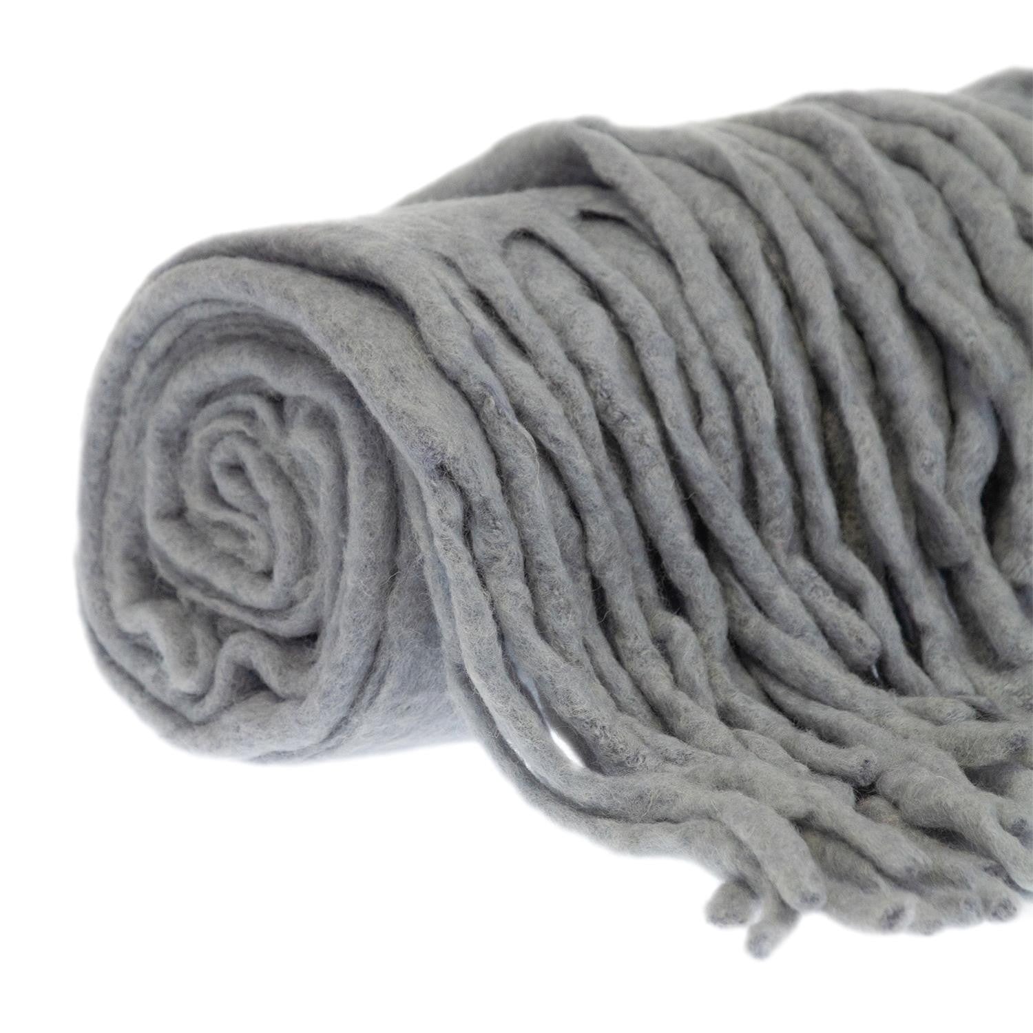 Gray Knitted Acrylic Solid Color Reversable Throw-Throws & Blankets-DECOROLALA