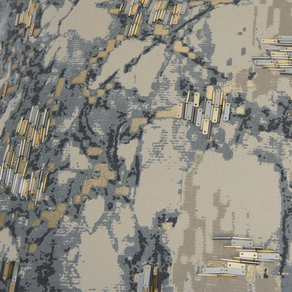 Natural Taupe Marbled Pattern Throw Pillow-3