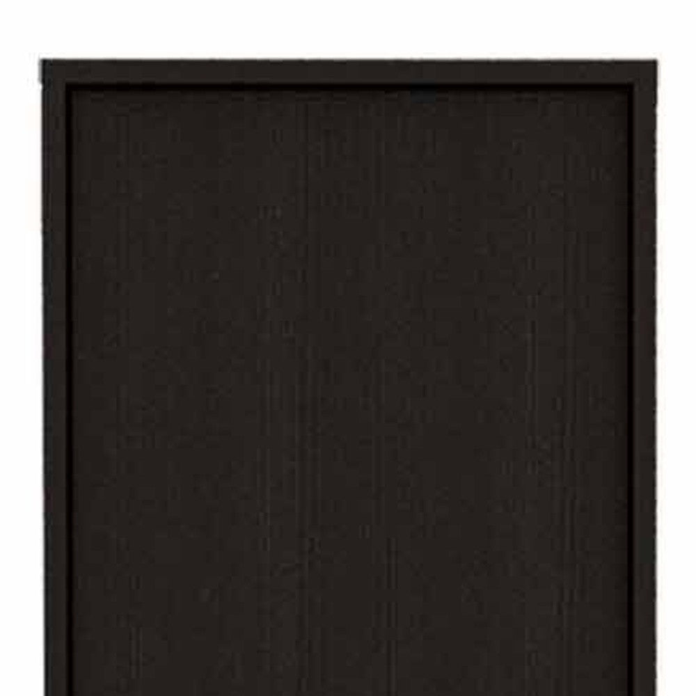 79" Modern Black Pantry Cabinet with Five Shelves-4