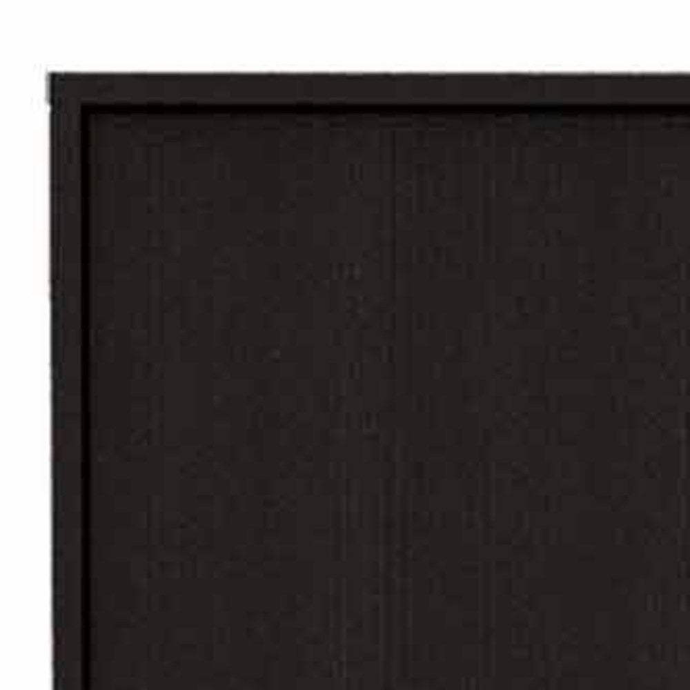 79" Modern Black Pantry Cabinet with Five Shelves-3