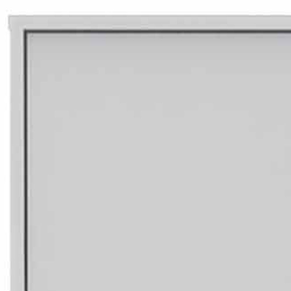 78" Modern White Pantry Cabinet with Five Shelves-3
