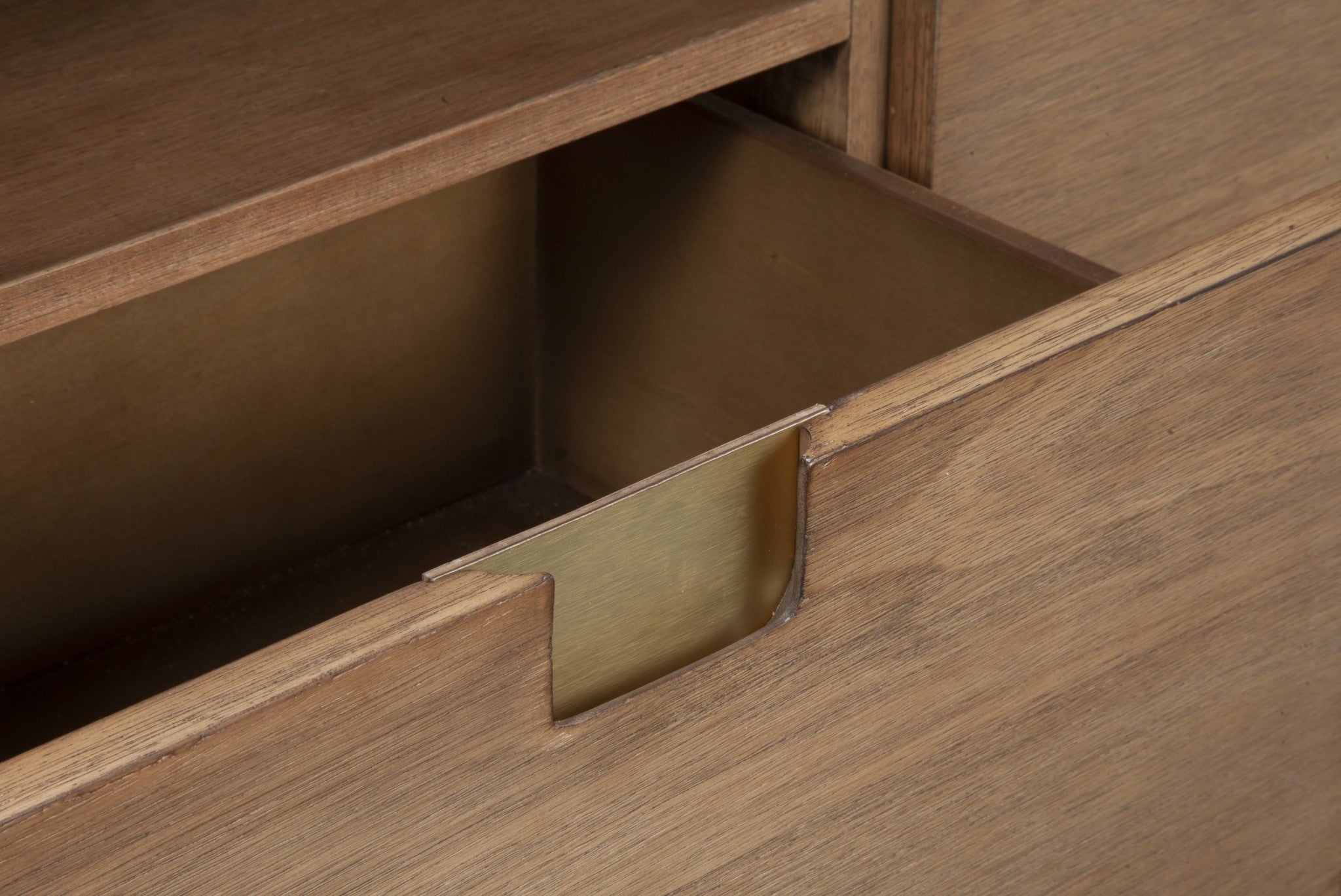 64" Sand Solid Wood Open shelving TV Stand-TV Stands-DECOROLALA