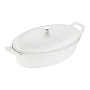 STAUB Ceramique Ceramic Special Shape Bakeware, Matte-White-n/a-DECOROLALA