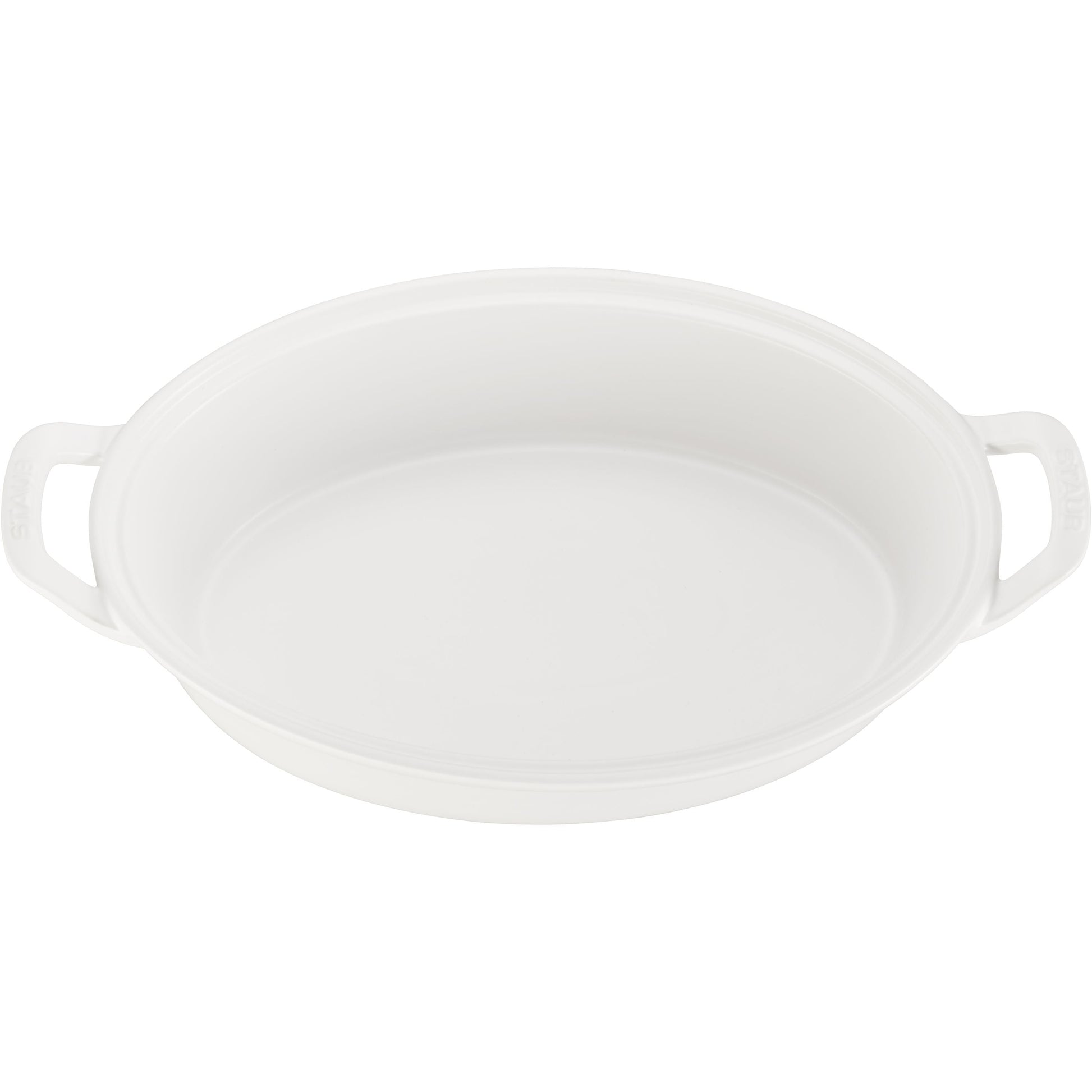 STAUB Ceramique Ceramic Special Shape Bakeware, Matte-White-n/a-DECOROLALA