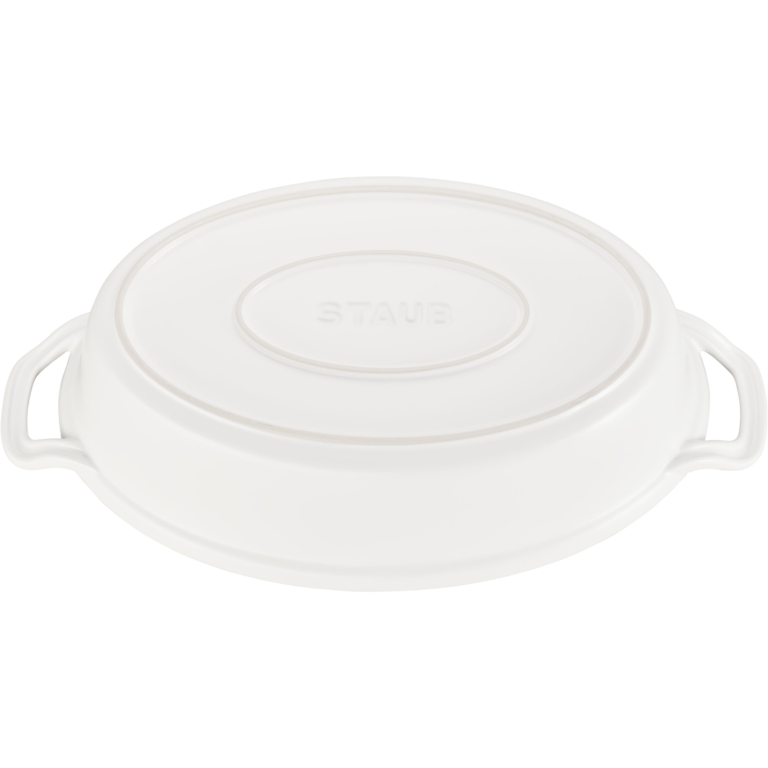 STAUB Ceramique Ceramic Special Shape Bakeware, Matte-White-n/a-DECOROLALA