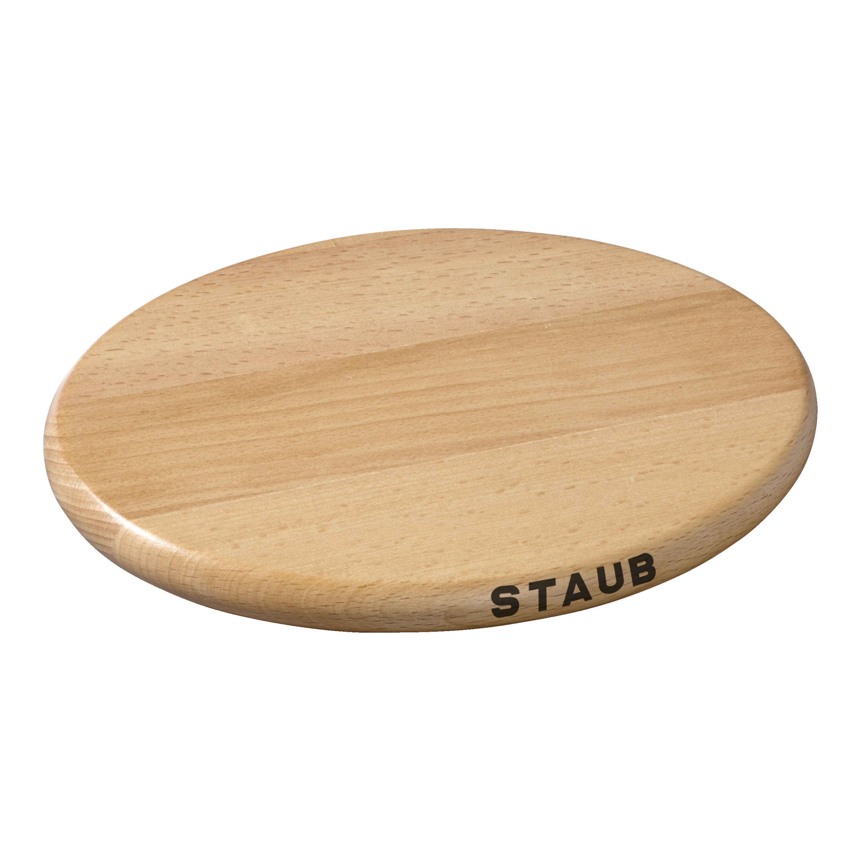 STAUB Specialities 29 cm Oval Beech Trivet Magnetic, Brown-n/a-DECOROLALA