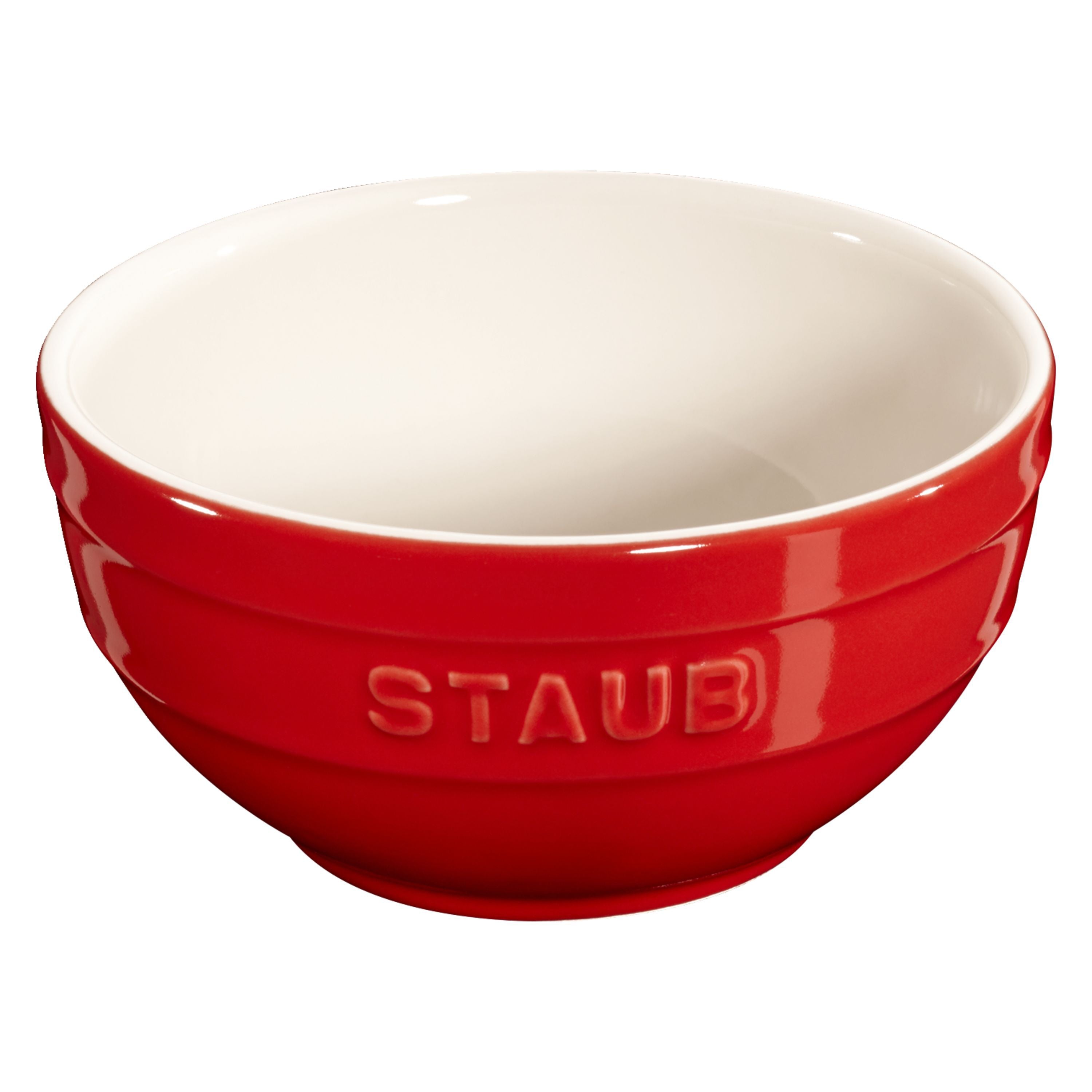 STAUB Ceramique 12 cm Ceramic Round Bowl, Cherry-n/a-DECOROLALA