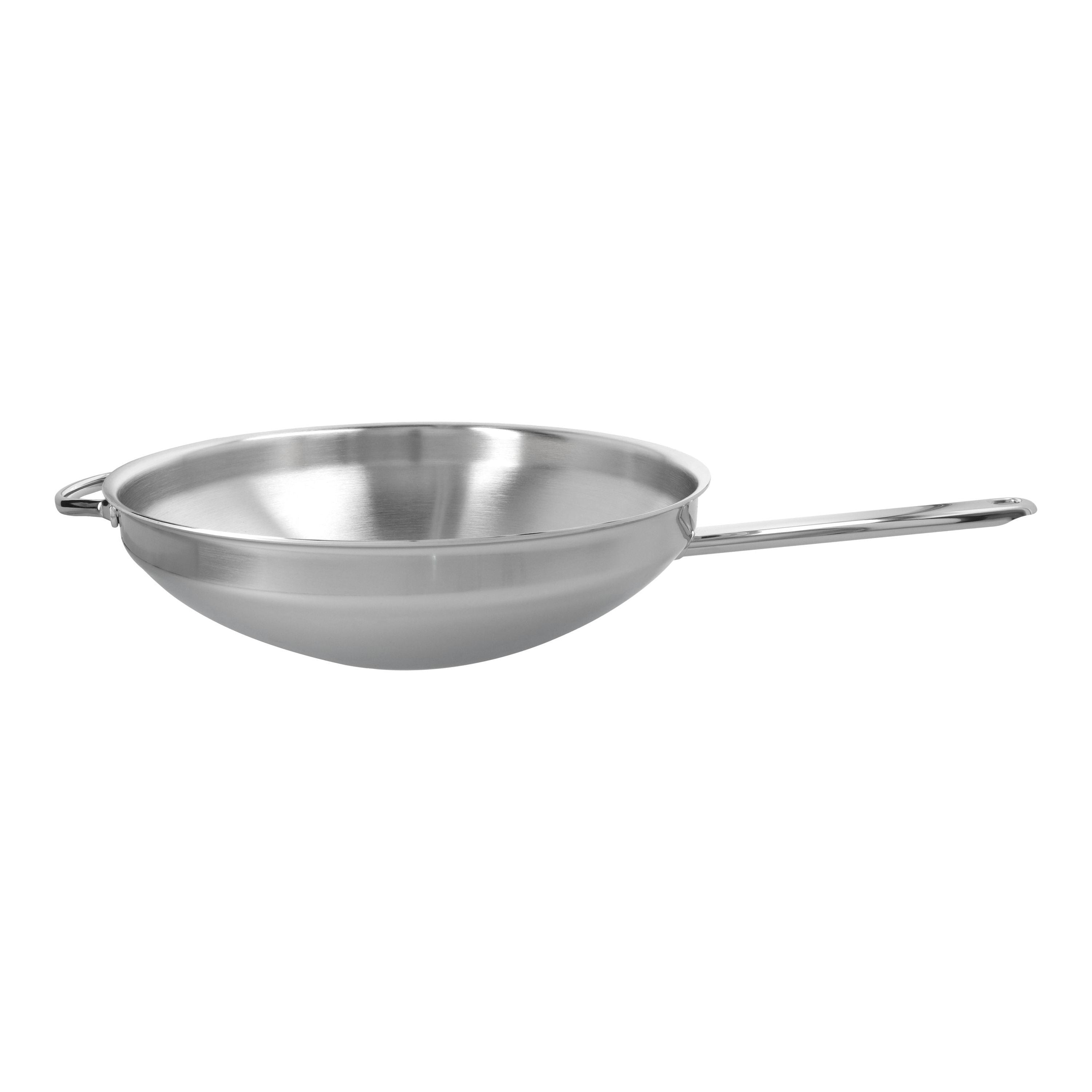 DEMEYERE Apollo 7 32 cm / 12.5 inch 18/10 Stainless Steel Wok Flat Bottom-0