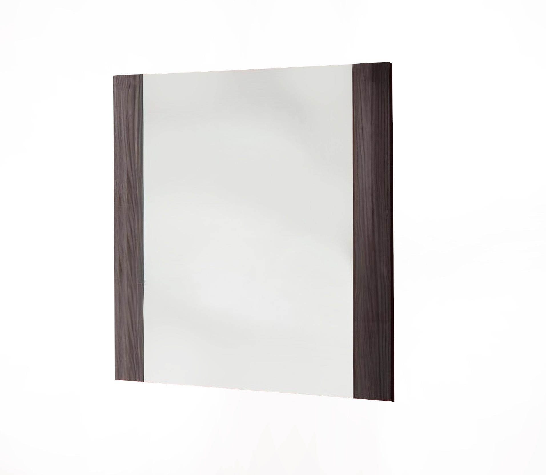 41" Gray Framed Mounted Accent Mirror-Mirrors-DECOROLALA