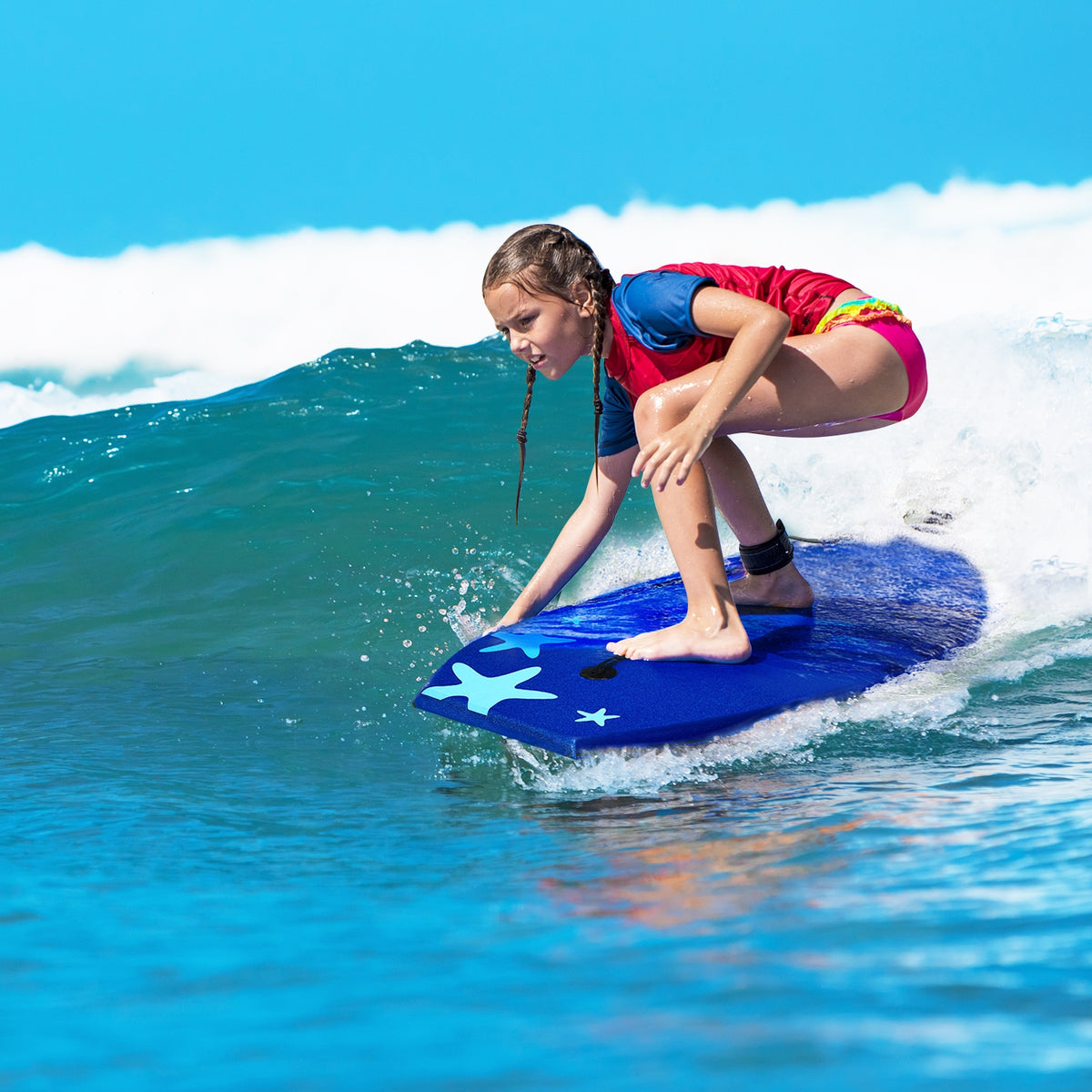 41 Inch Lightweight Super Portable Surfing Bodyboard-L-Surfing-DECOROLALA