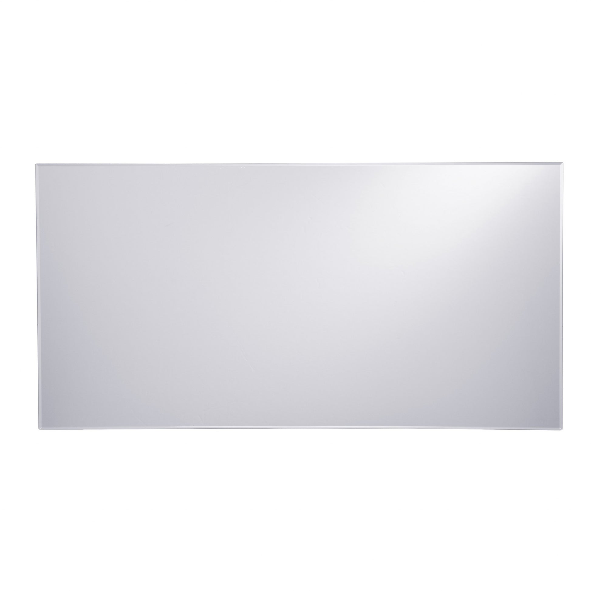 41" Silver Glass With Iron Mirrored Coffee Table-Coffee Tables-DECOROLALA