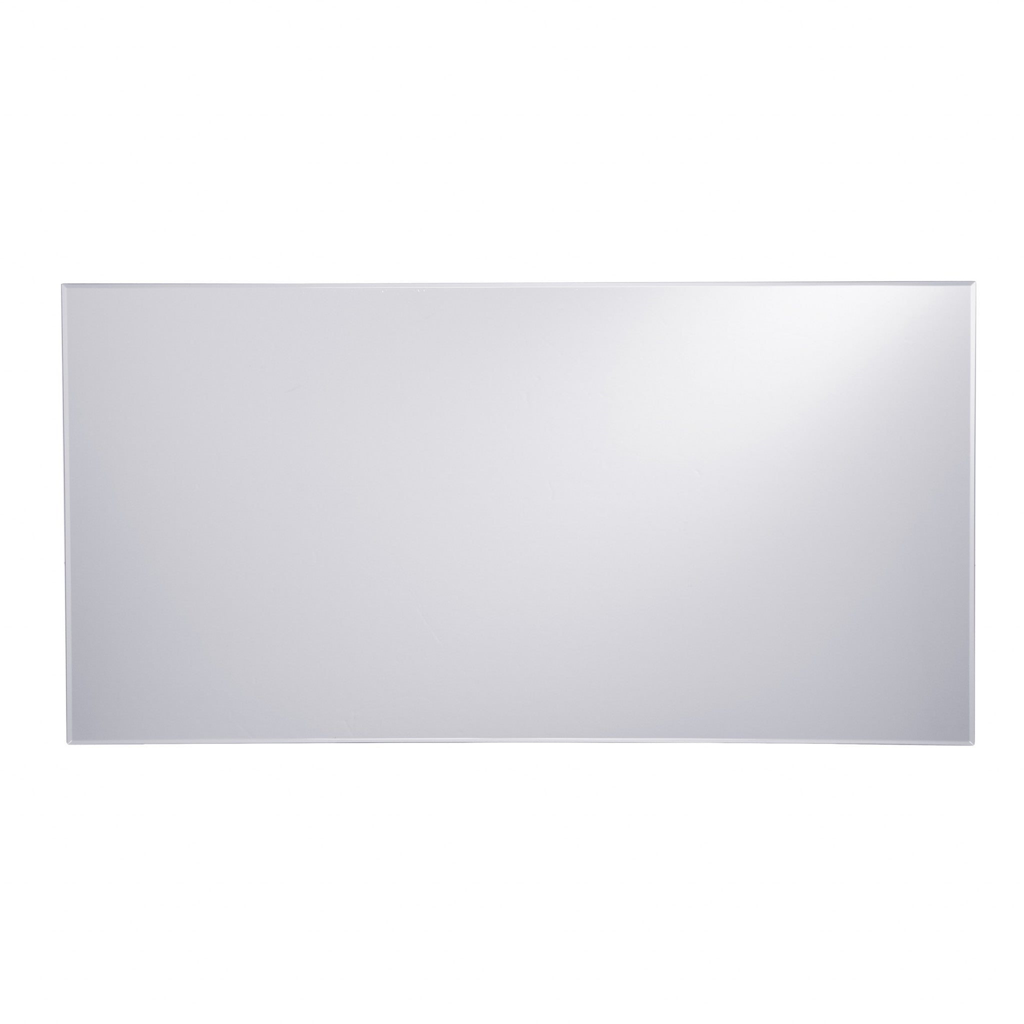 41" Silver Glass With Iron Mirrored Coffee Table-Coffee Tables-DECOROLALA