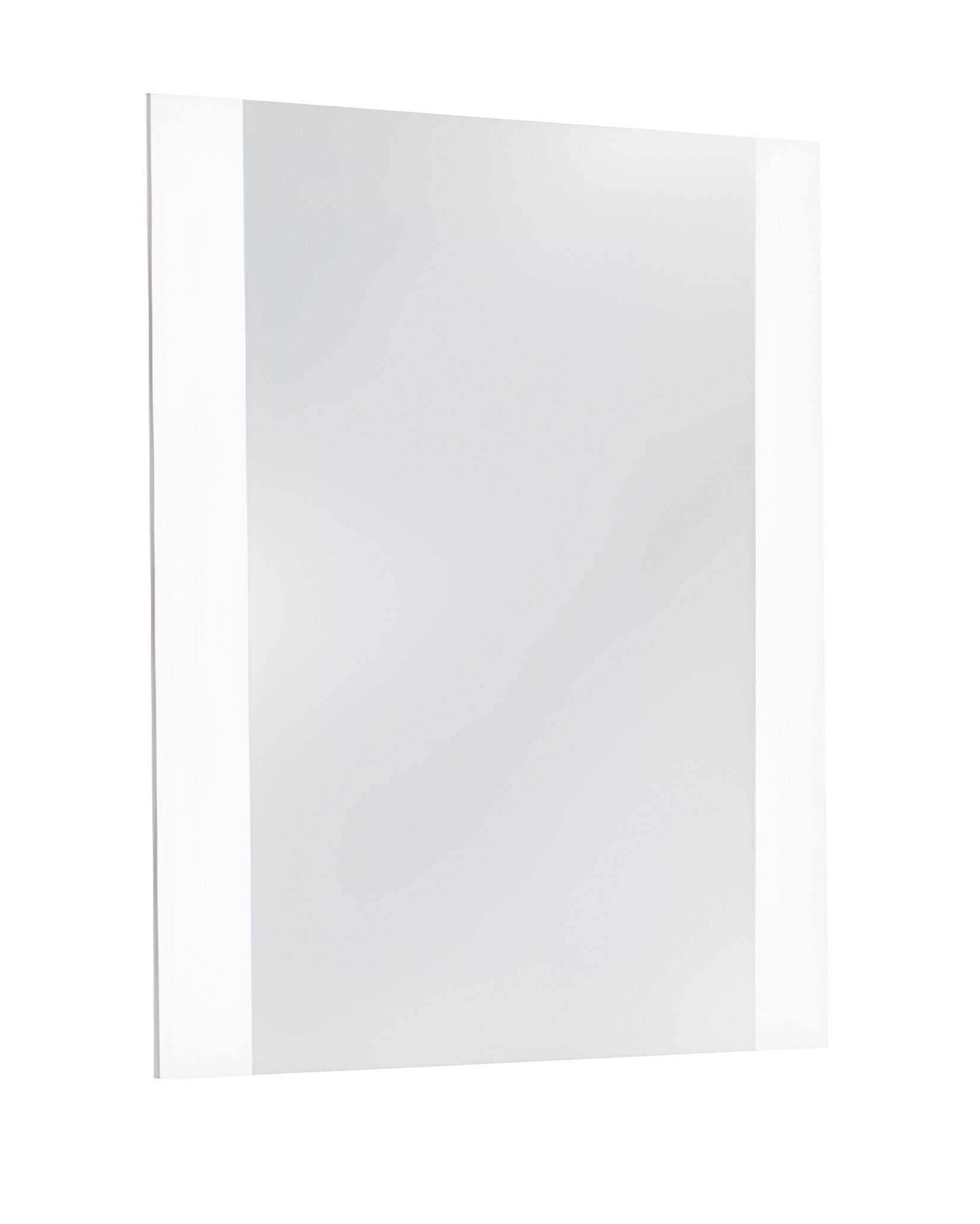 41" White Framed Mounted Dresser Mirror-Mirrors-DECOROLALA