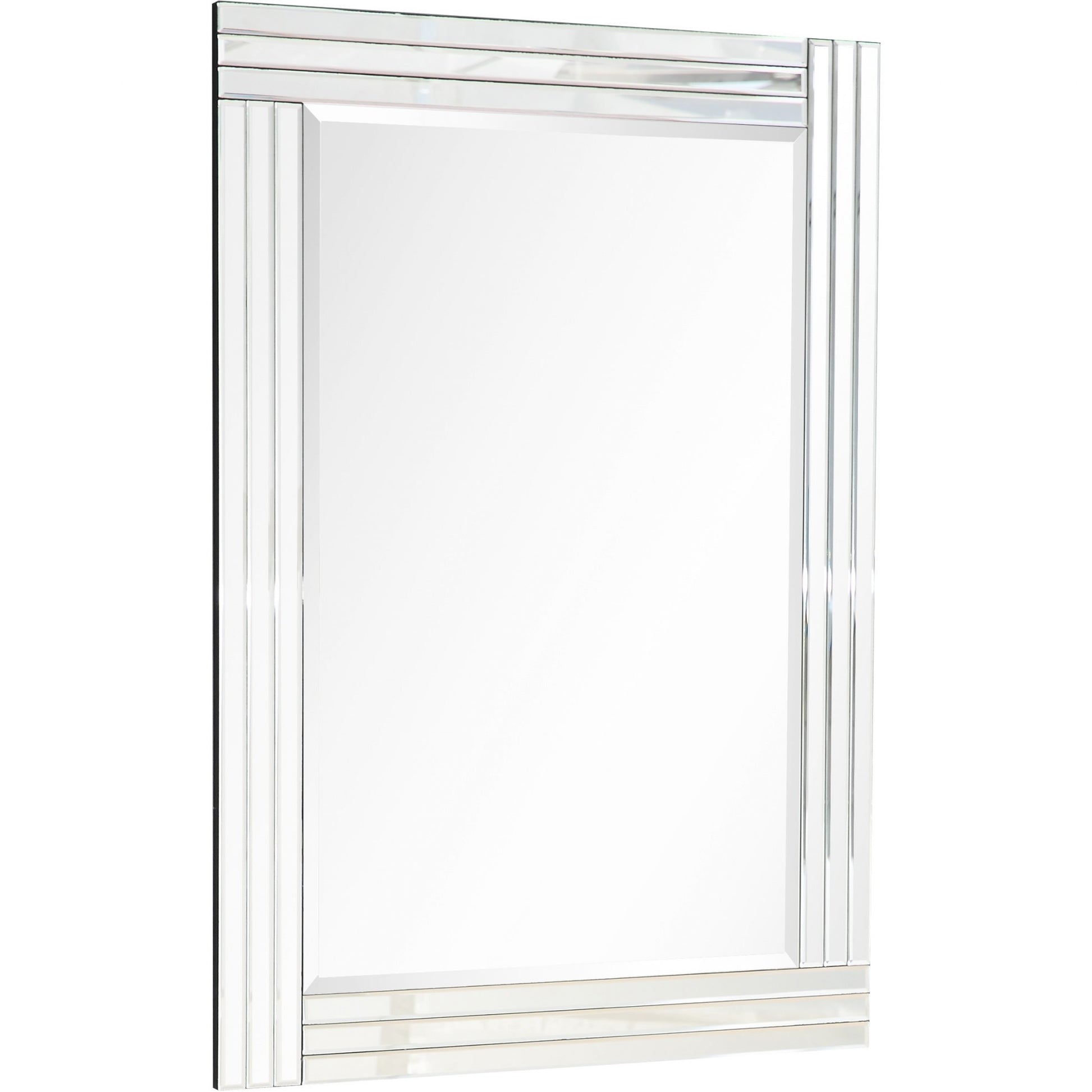 42" Clear Framed Accent Mirror-Mirrors-DECOROLALA