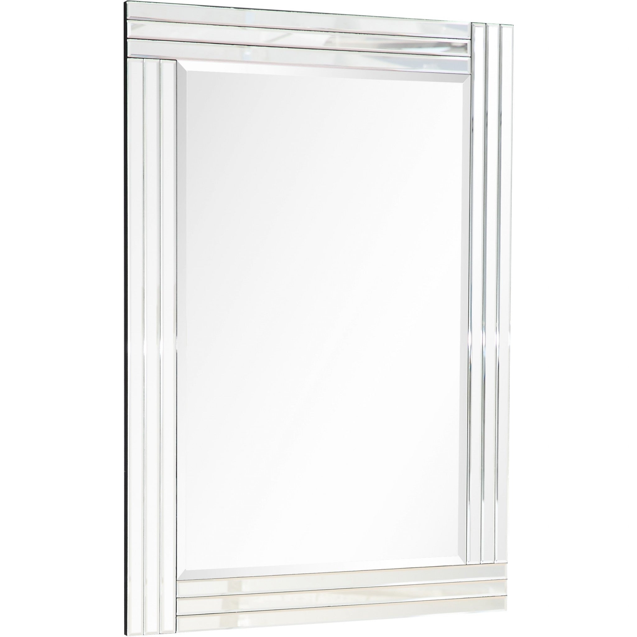 42" Clear Framed Accent Mirror-Mirrors-DECOROLALA