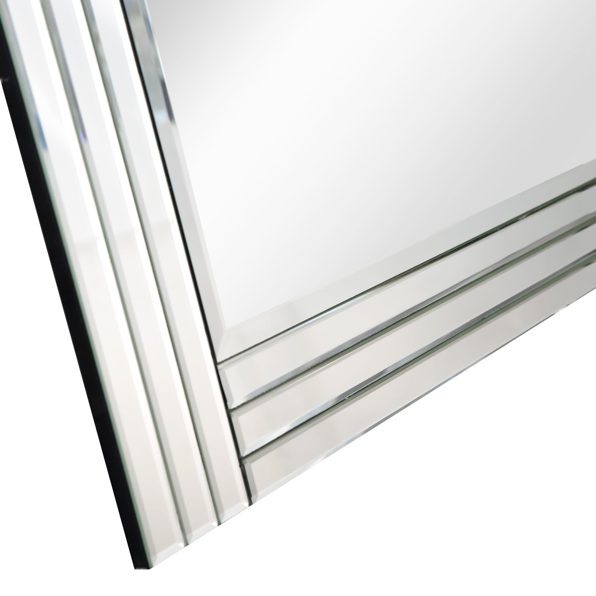 42" Clear Framed Accent Mirror-Mirrors-DECOROLALA