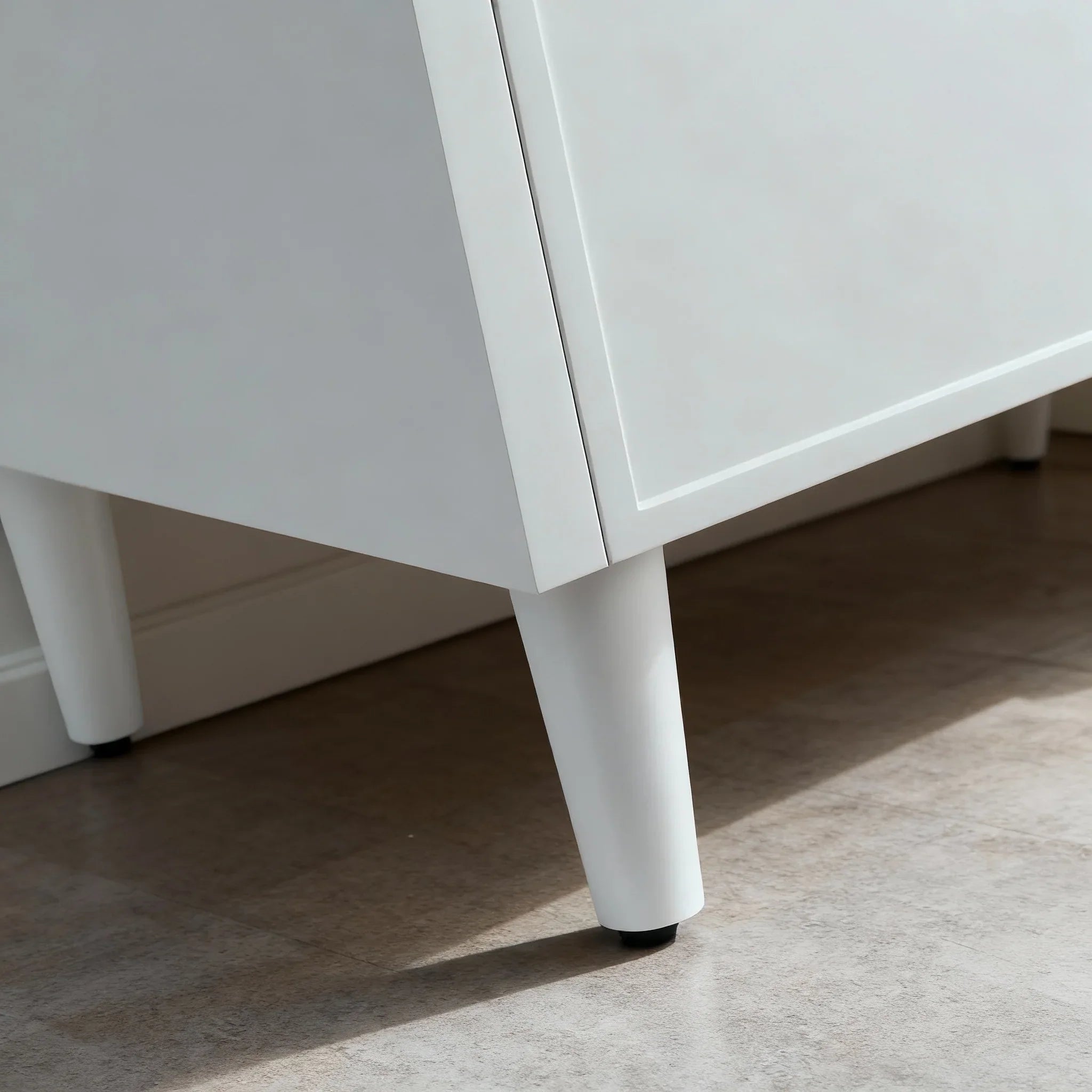 42" Hampton Grey Freestanding Vanity with Engineered Calcutta Marble Countertop-Migration_Bathroom Vanities-DECOROLALA