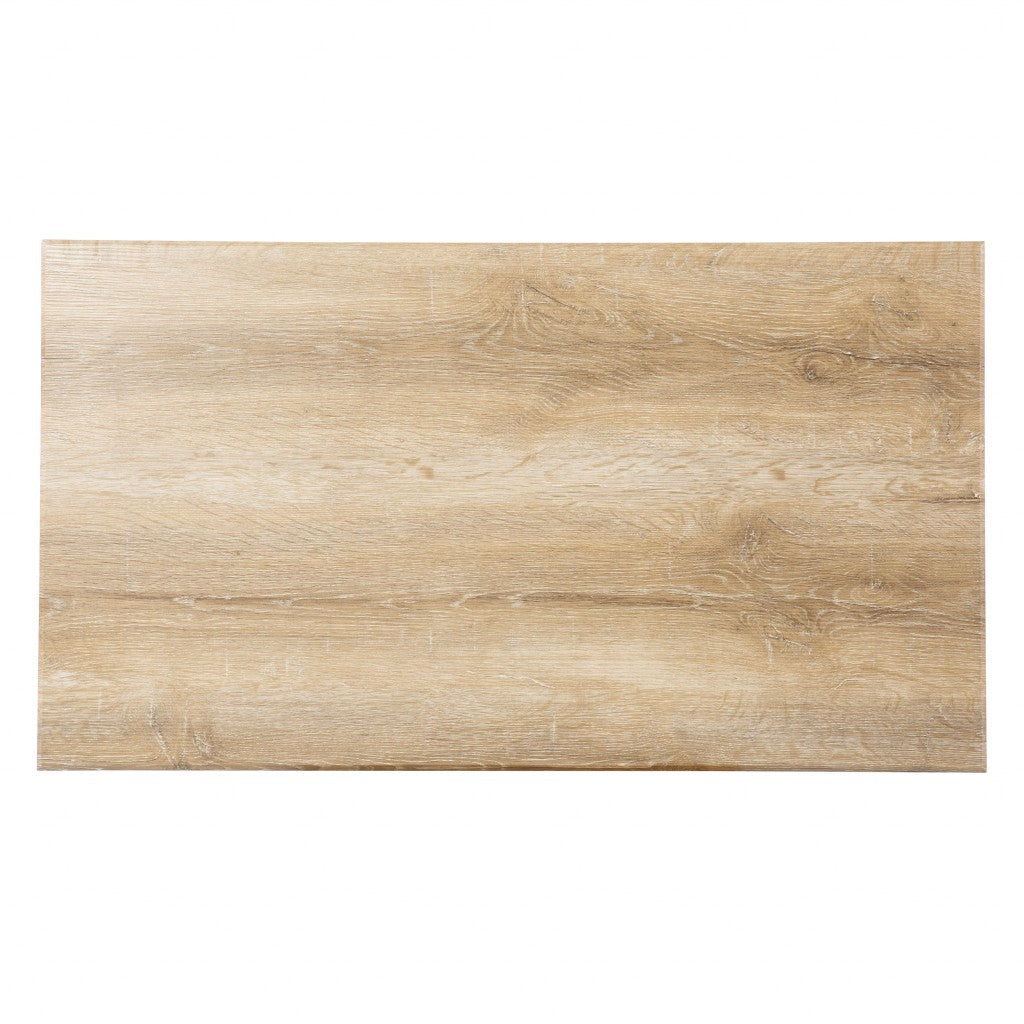 42" Natural Wood Coffee Table-Coffee Tables-DECOROLALA