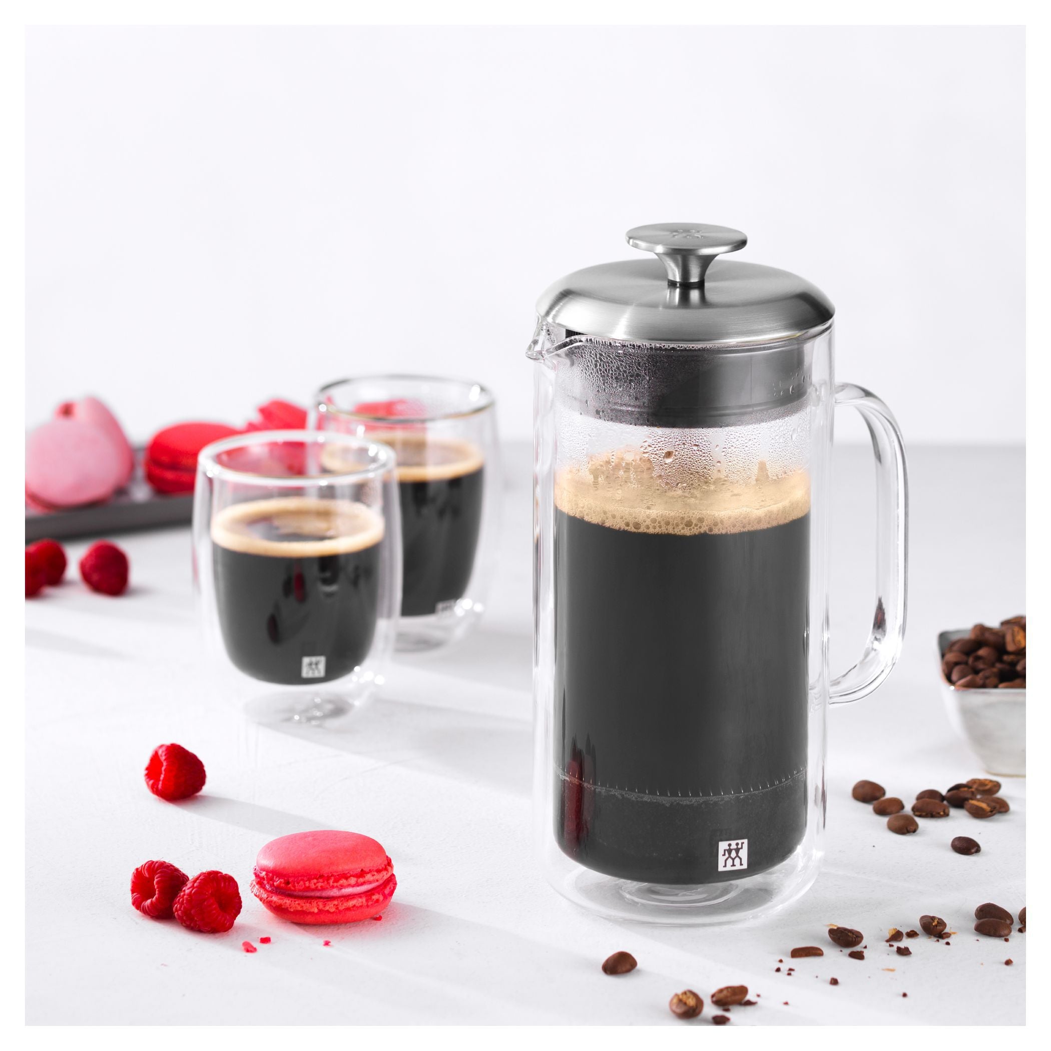 ZWILLING Sorrento Plus Double-Wall French Press, Transparent-n/a-DECOROLALA