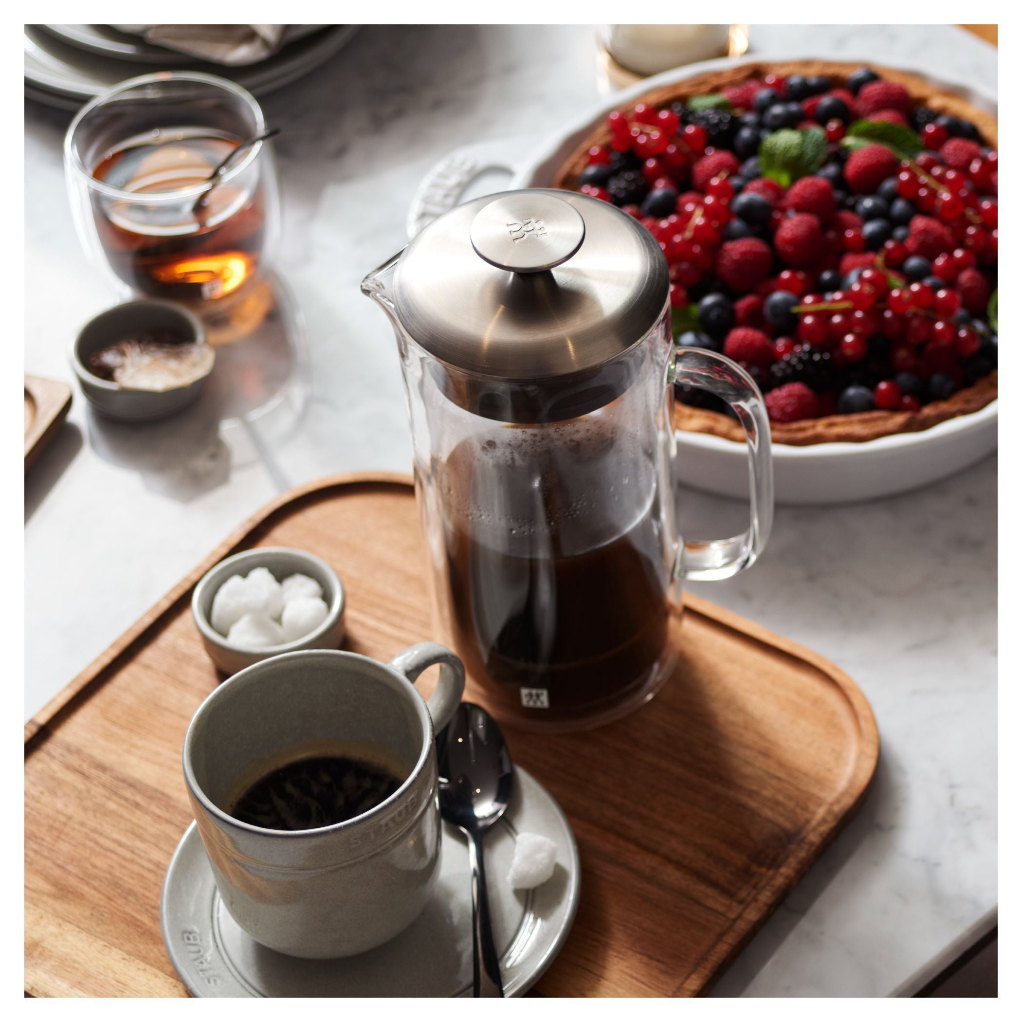 ZWILLING Sorrento Plus Double-Wall French Press, Transparent-n/a-DECOROLALA