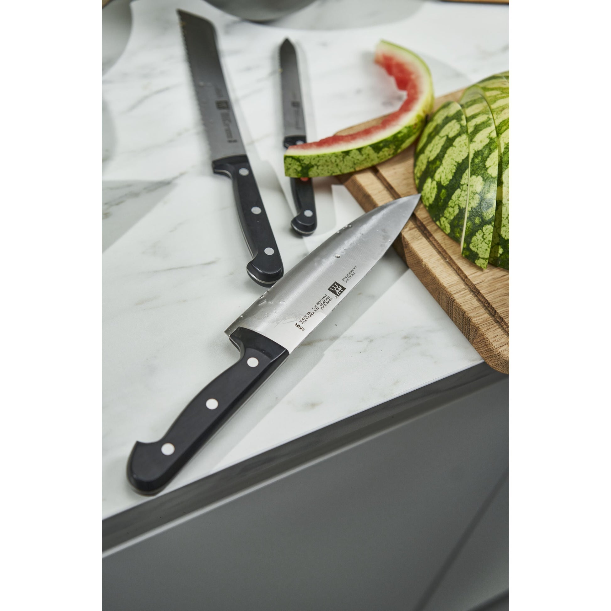 ZWILLING TWIN Chef 2 9 Piece Knife Block Set, Anthracite-DECOROLALA