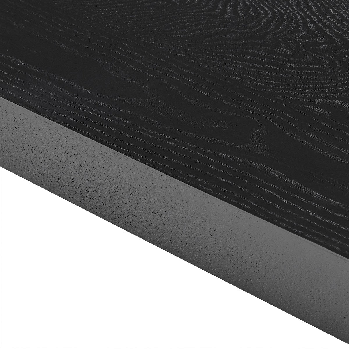 43" Black Wooden Floating Shelf-Wall Mounted Shelves-DECOROLALA