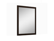 43" Dark Brown Framed Dresser Mirror-Mirrors-DECOROLALA