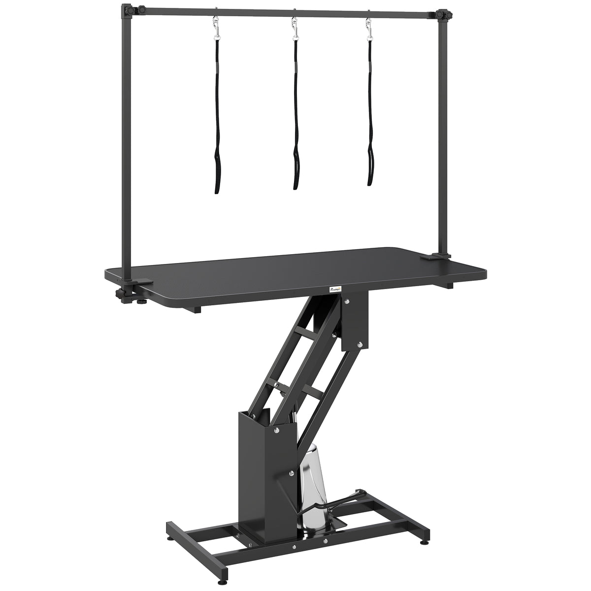 43" Hydraulic Z-Lift Dog Grooming Table - Black 264lb Capacity-Dogs-DECOROLALA
