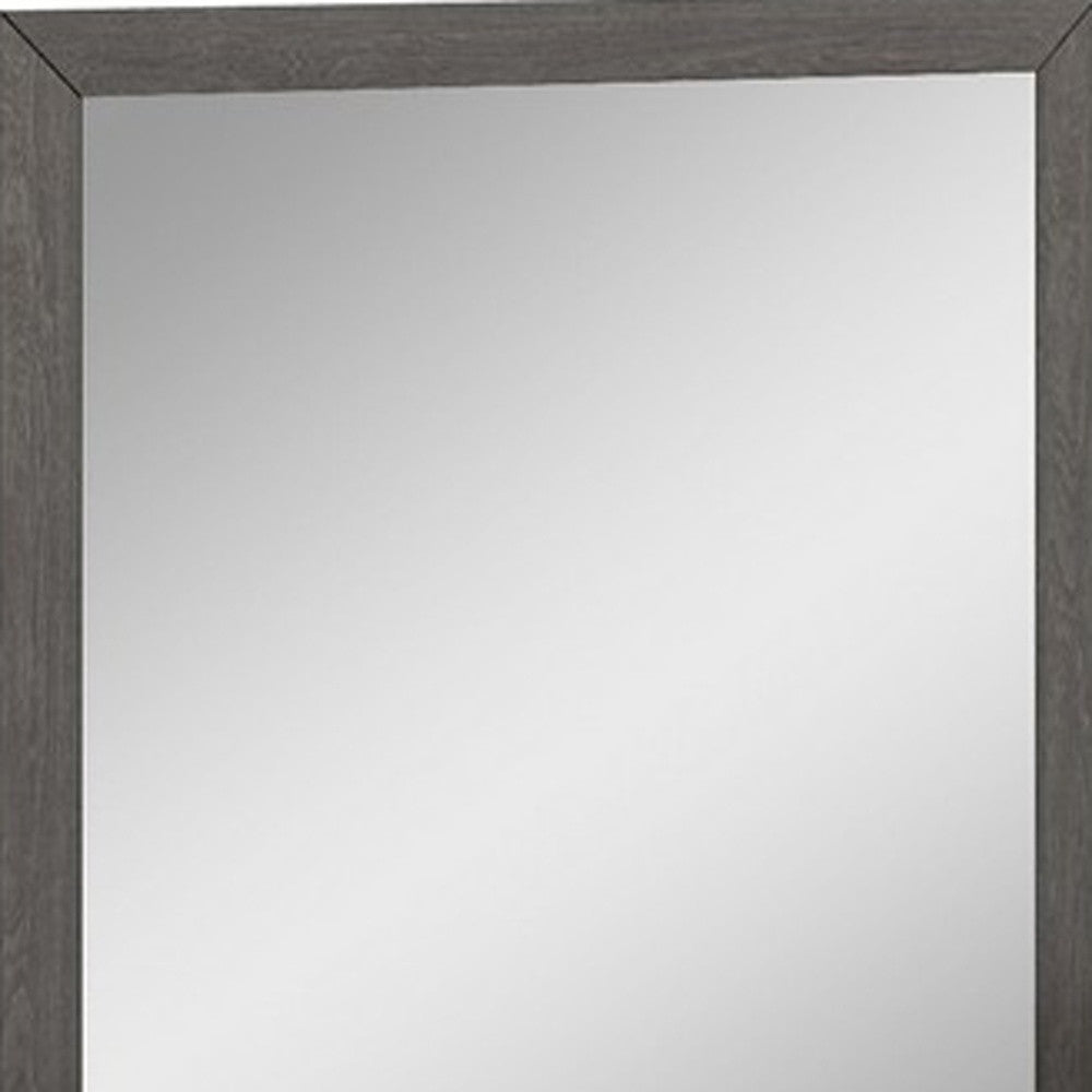43" Refined Grey High Gloss Mirror-Mirrors-DECOROLALA
