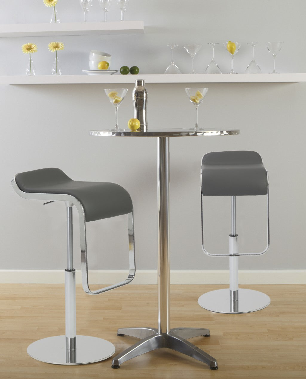 43" White Wooden Wall Mounted Floating Shelf-Wall Mounted Shelves-DECOROLALA