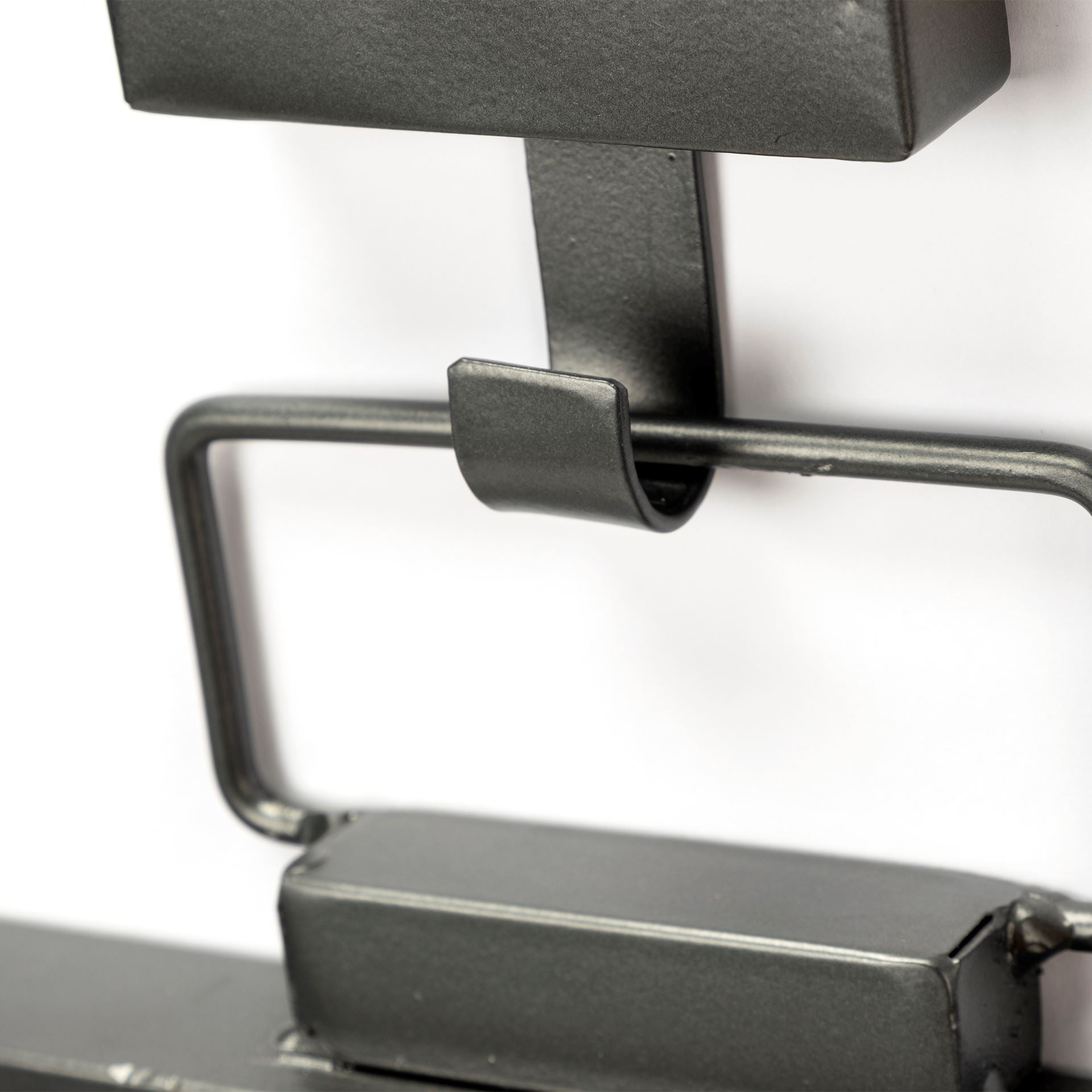 44" Gunmetal Metal Framed Accent Mirror-Mirrors-DECOROLALA