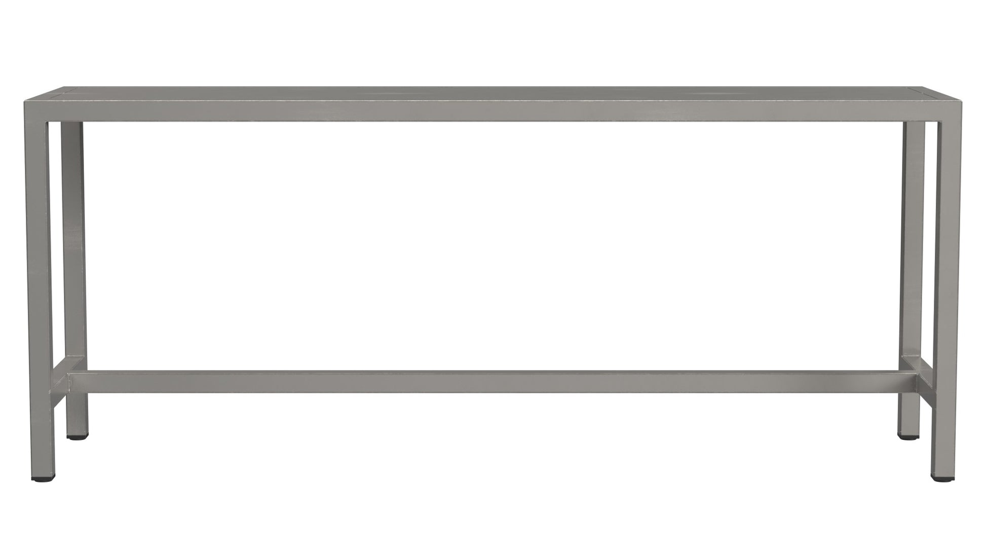 44" Silver Iron Bench-Benches-DECOROLALA