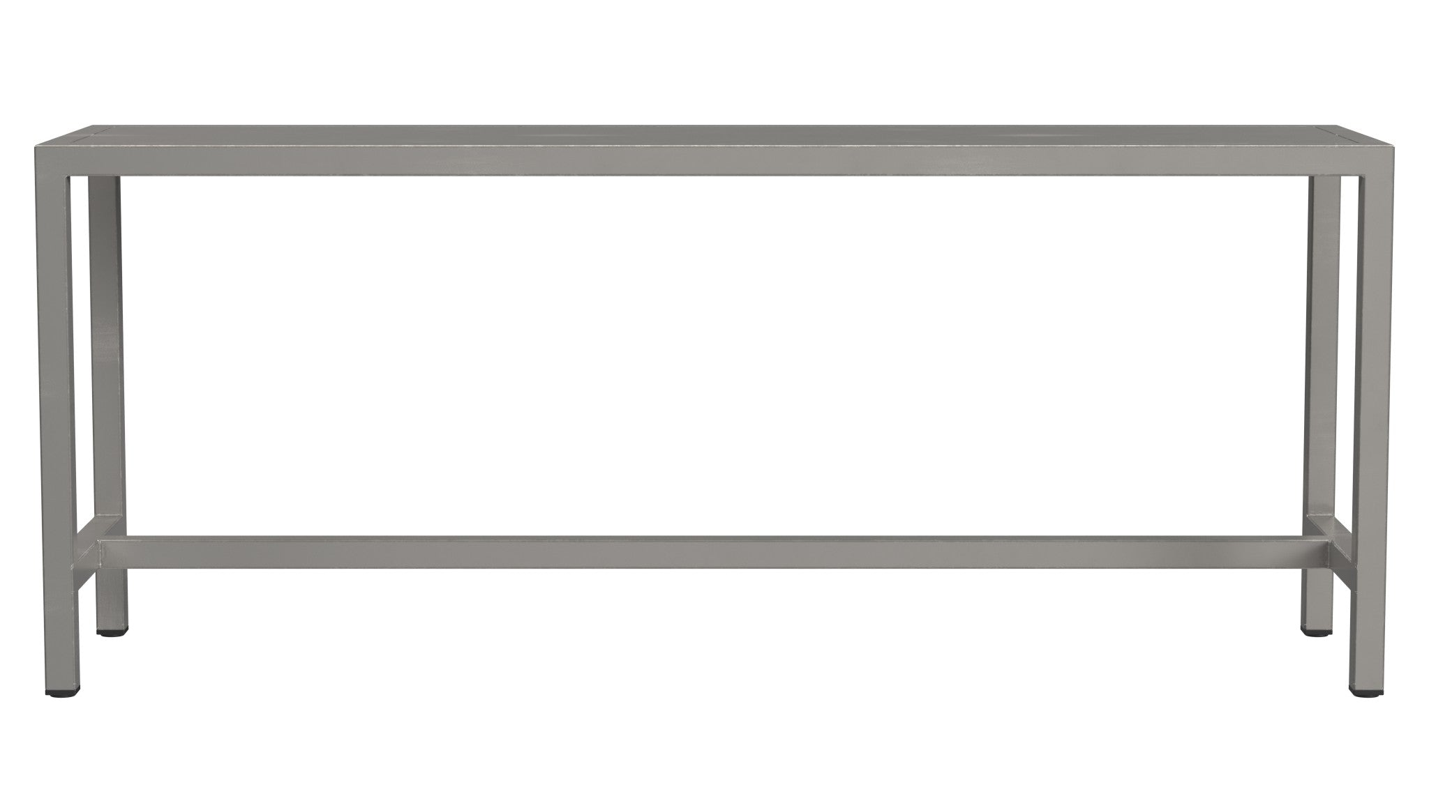 44" Silver Iron Bench-Benches-DECOROLALA