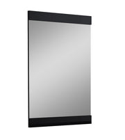 45" Black Framed Accent Mirror-Mirrors-DECOROLALA