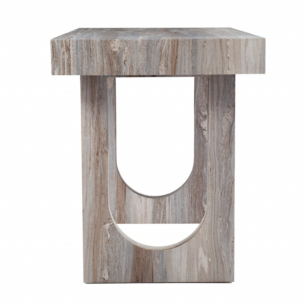 45" Brown Writing Desk-Desks-DECOROLALA