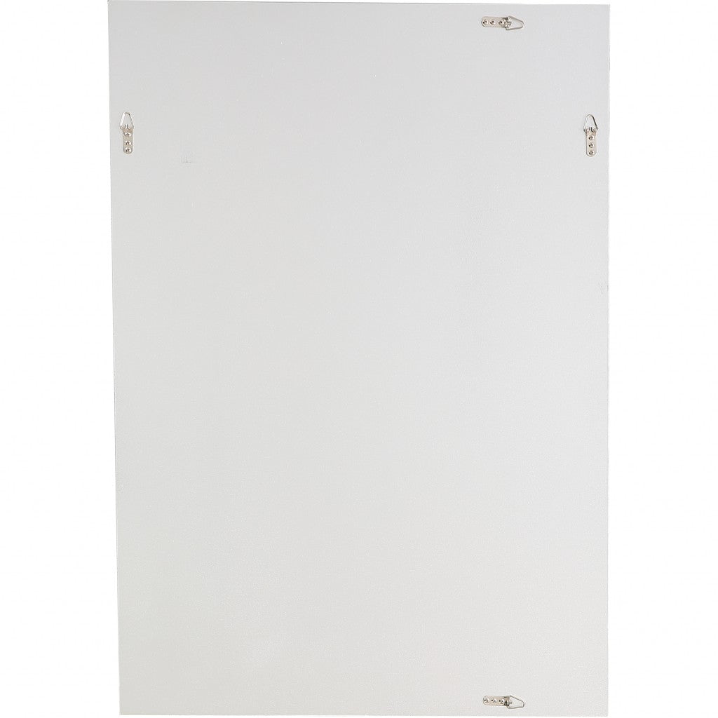 45" Silver Framed Accent Mirror-Mirrors-DECOROLALA