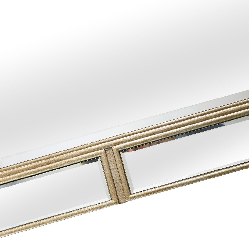 45" Silver Framed Accent Mirror-Mirrors-DECOROLALA