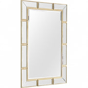 45" Silver Framed Accent Mirror-Mirrors-DECOROLALA