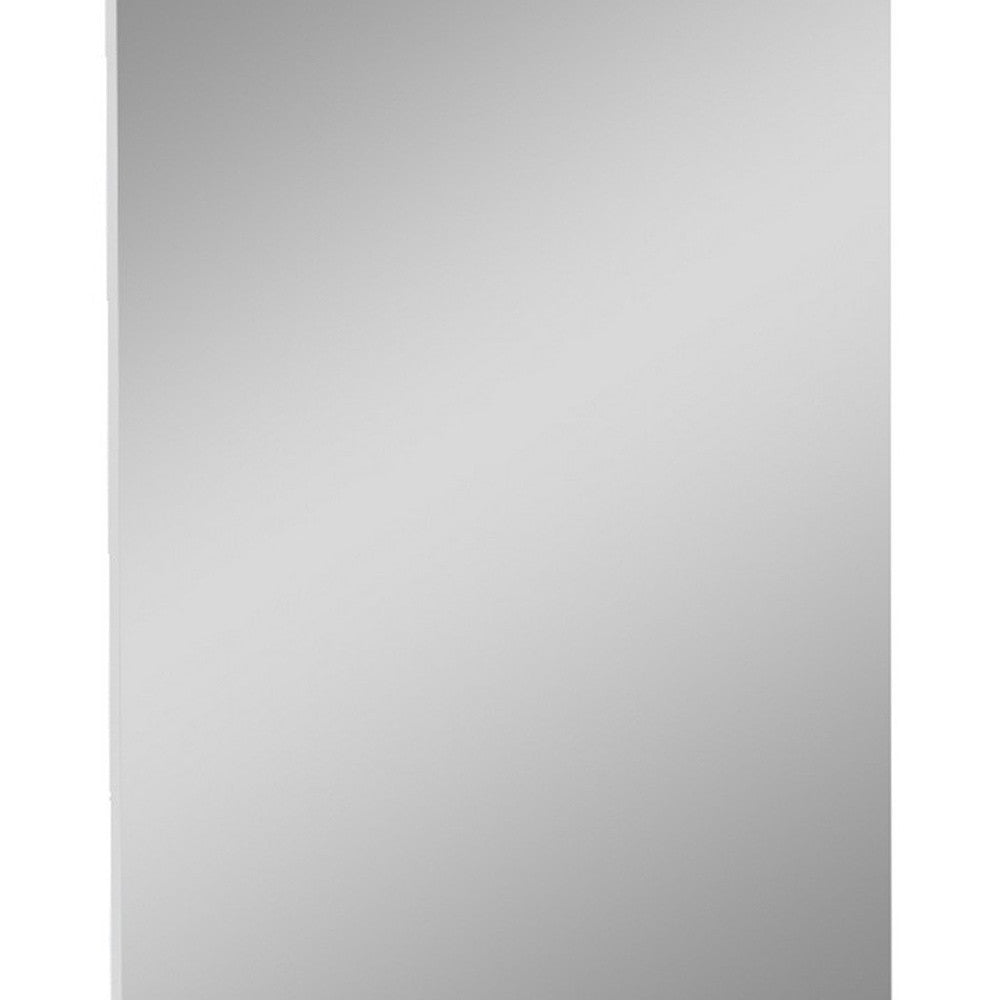 45" Superb White High Gloss Mirror-Mirrors-DECOROLALA