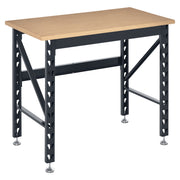 45" Workbench - Solid Wood Tabletop 1100lbs Capacity-DECOROLALA