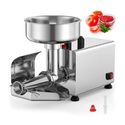 450W Electric Tomato Strainer Commercial Grade Food Mill Stainless Steel Sauce Maker-Food Grinders & Mills-DECOROLALA
