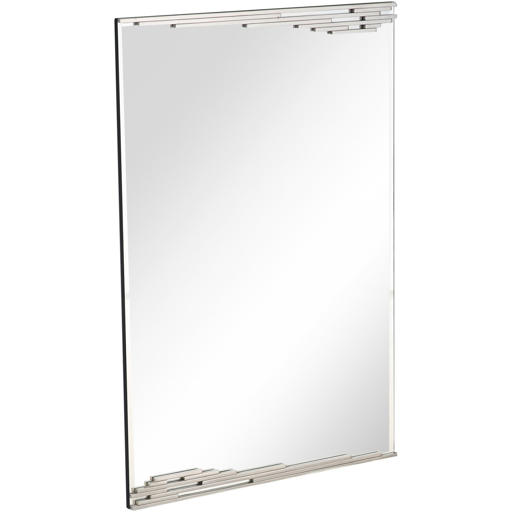 46" Silver Framed Accent Mirror-Mirrors-DECOROLALA