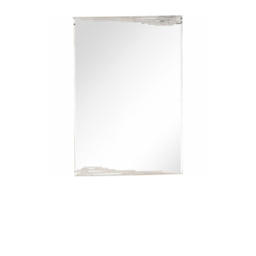 46" Silver Framed Accent Mirror-Mirrors-DECOROLALA