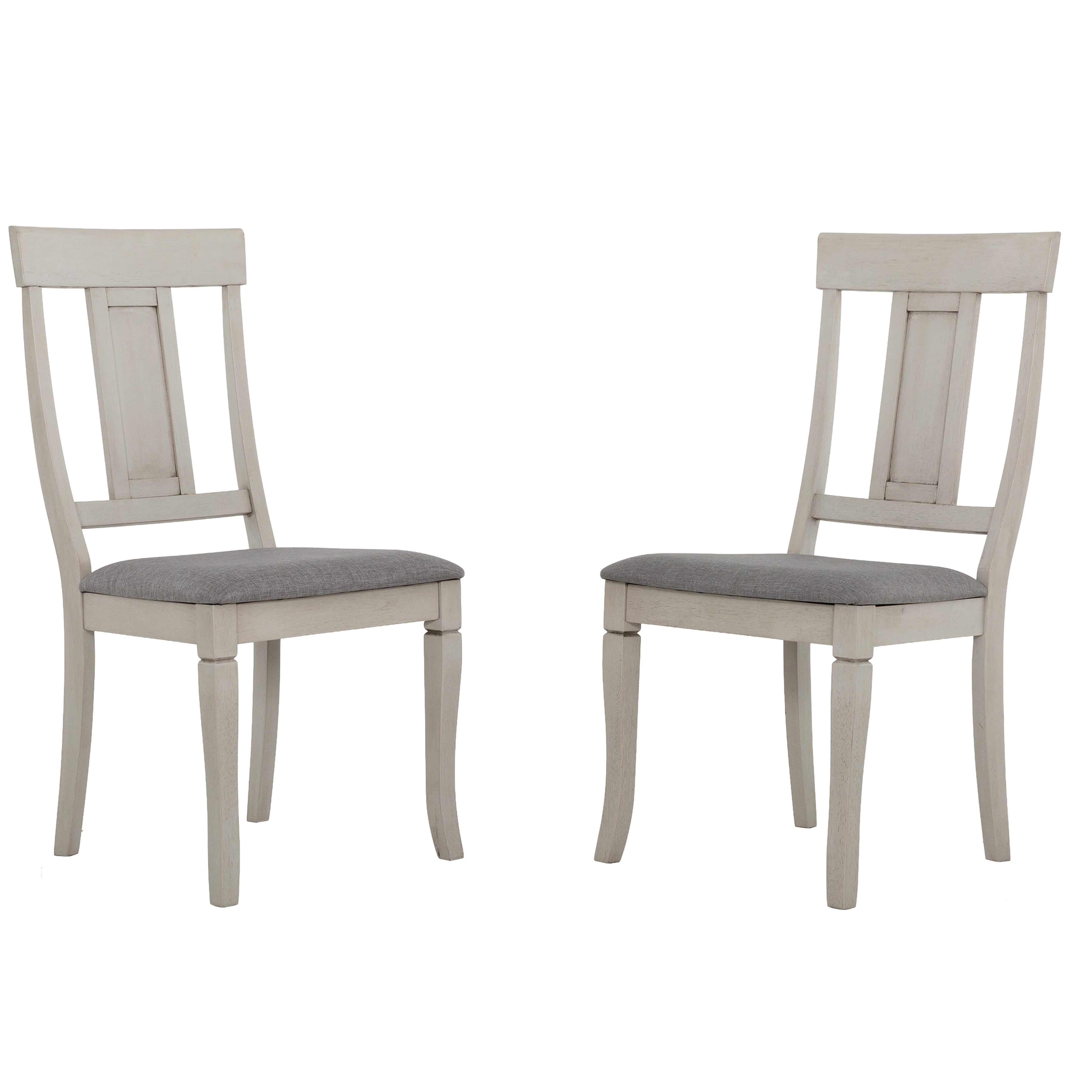 4600 Grey 5-Piece Round Pedestal Dining Set - 47" Table
