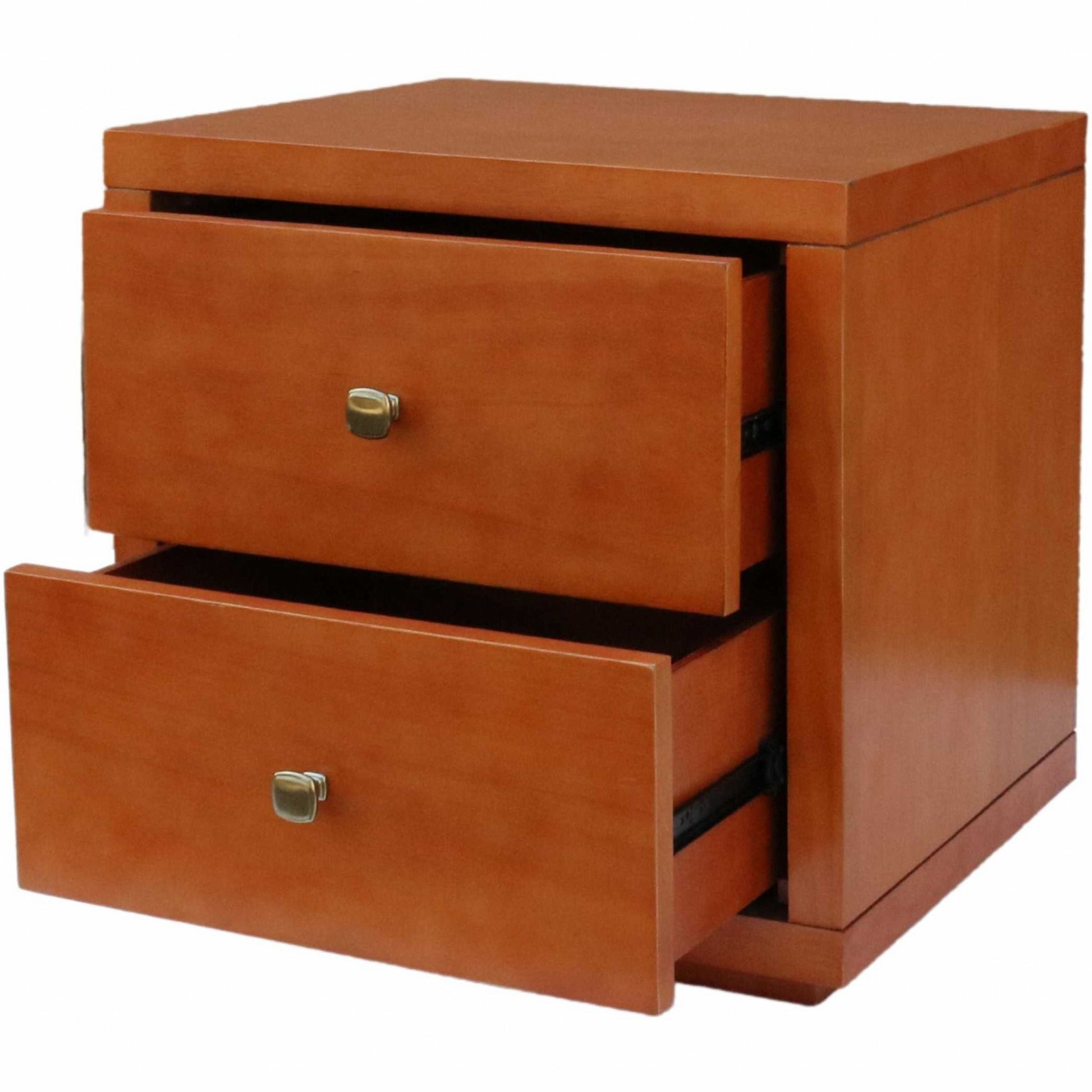Two Piece Dark Red Solid and Manufactured Wood Bedroom Set-Bedroom Furniture Sets-DECOROLALA