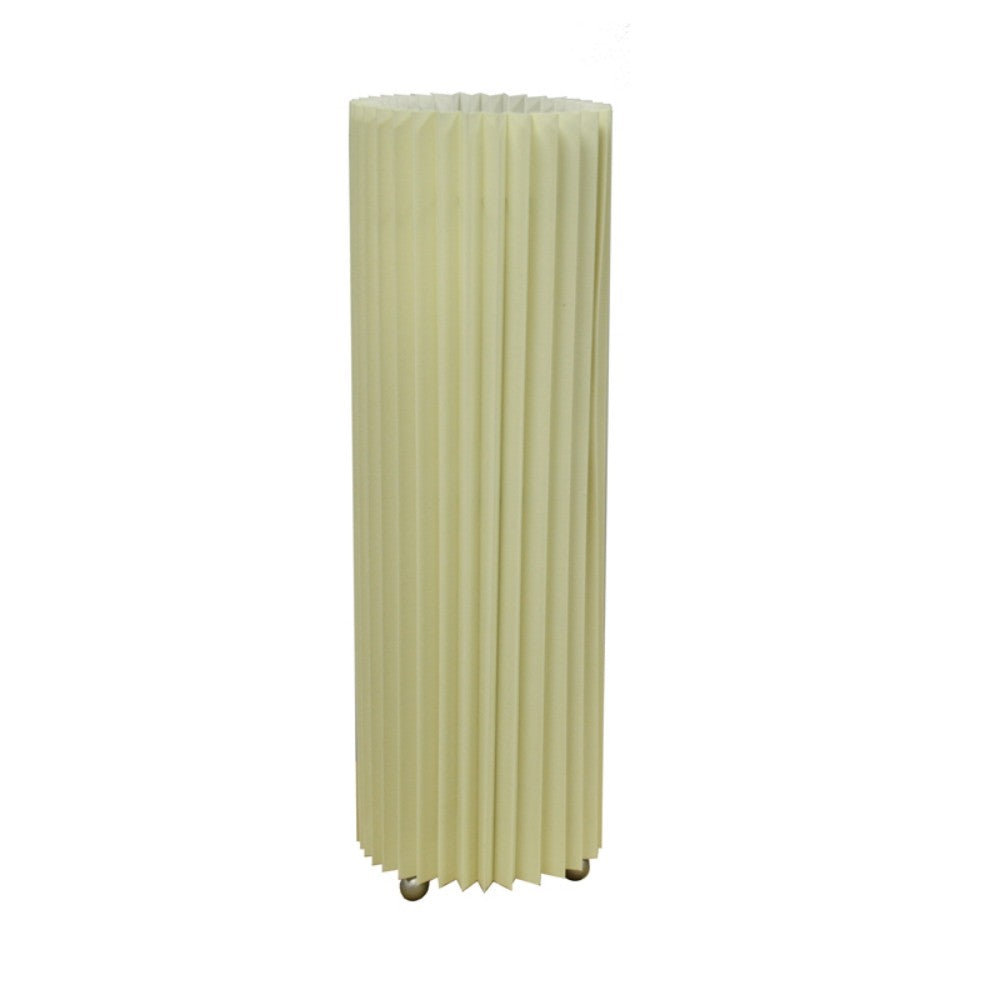 17" Off-White Metal Bedside Table Lamp With Off-White Shade-Table Lamps-DECOROLALA