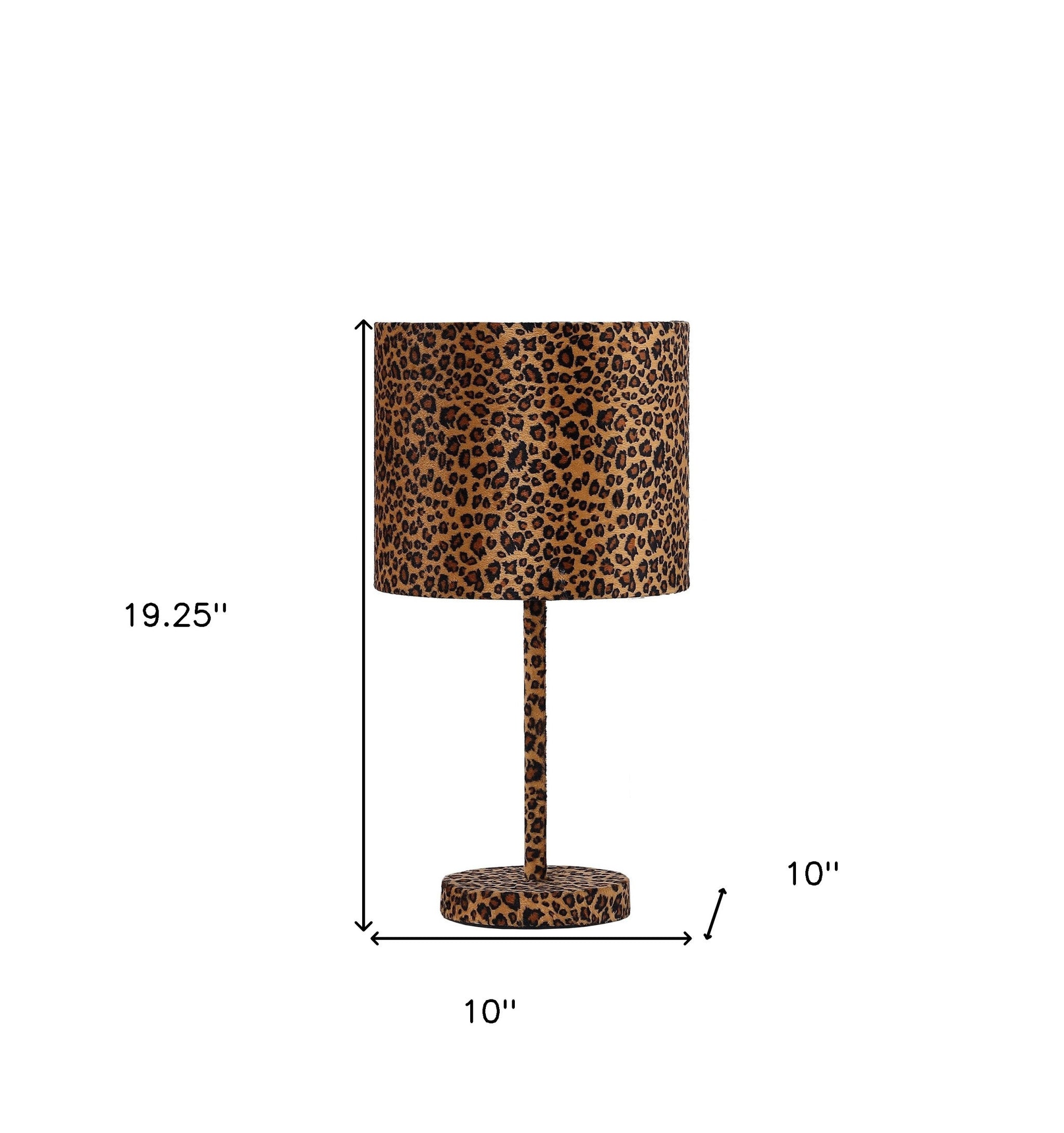 19" Orange And Black Metal Bedside Table Lamp With Orange And Black Drum Shade-Table Lamps-DECOROLALA