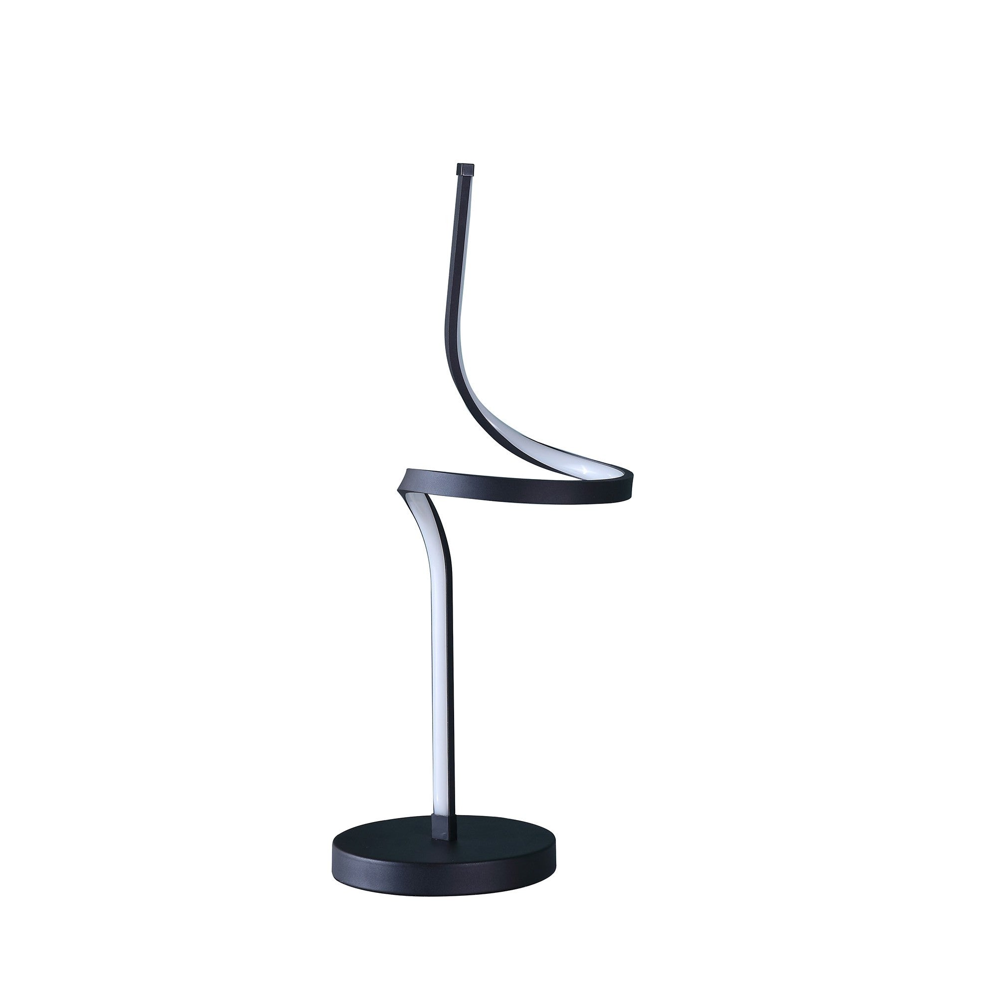22" Black Bedside Led Table Lamp-Table Lamps-DECOROLALA